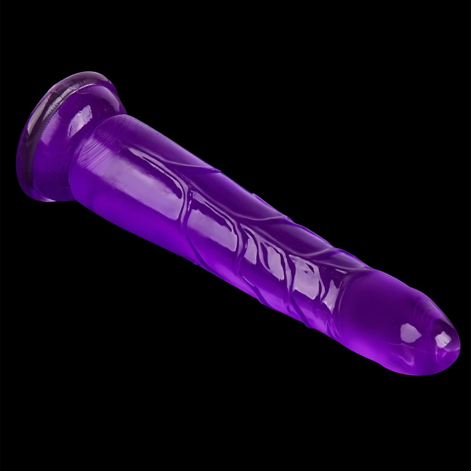 Soft Jelly Realistic Dildo With Suction Cup + Bullet Vibrator and Strap-on Harness / Adults Sex Toys - EVE's SECRETS