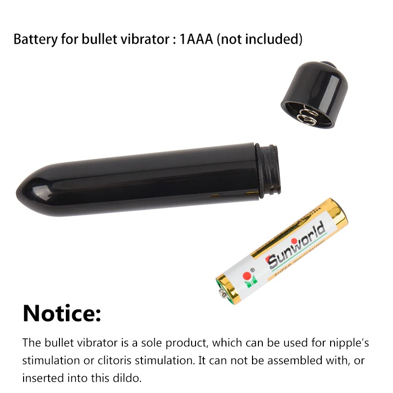Soft Jelly Realistic Dildo With Suction Cup + Bullet Vibrator and Strap-on Harness / Adults Sex Toys - EVE's SECRETS