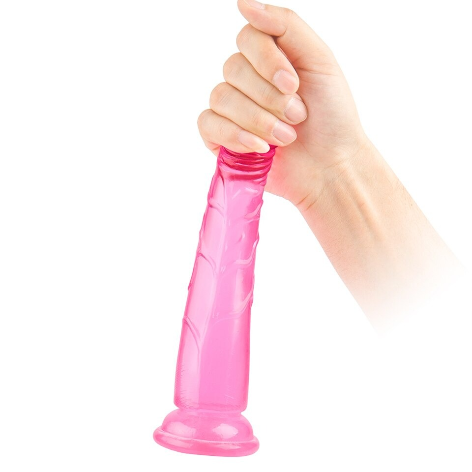 Soft Jelly Realistic Dildo With Suction Cup + Bullet Vibrator and Strap-on Harness / Adults Sex Toys - EVE's SECRETS