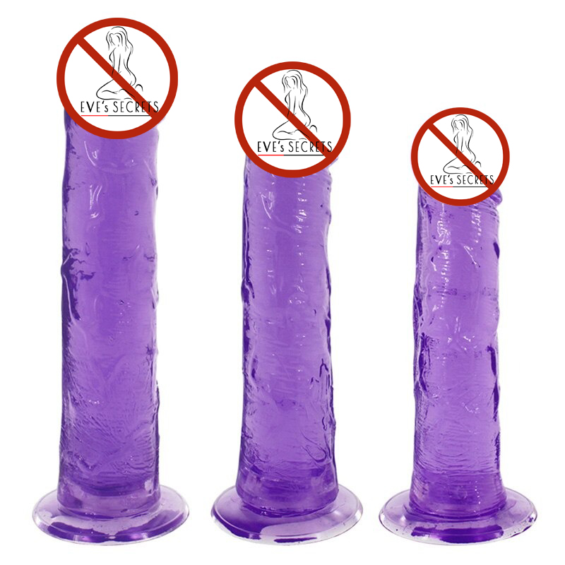 Soft Realistic Jelly Penis for Women / Adult Elastic Large Dildo / Female Sex Toy Dick - EVE's SECRETS