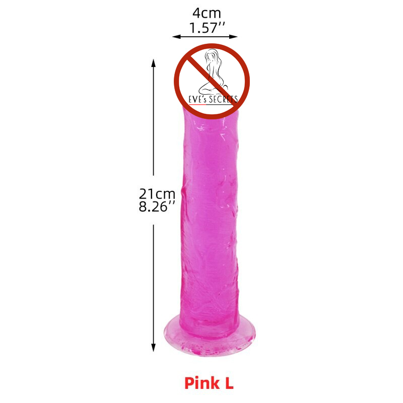 Soft Realistic Jelly Penis for Women / Adult Elastic Large Dildo / Female Sex Toy Dick - EVE's SECRETS
