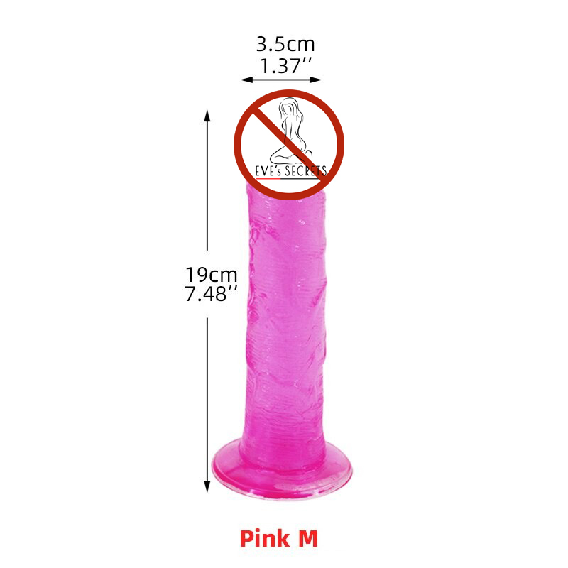 Soft Realistic Jelly Penis for Women / Adult Elastic Large Dildo / Female Sex Toy Dick - EVE's SECRETS