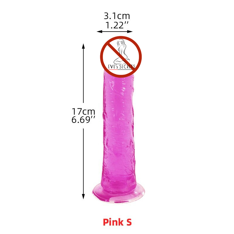 Soft Realistic Jelly Penis for Women / Adult Elastic Large Dildo / Female Sex Toy Dick - EVE's SECRETS