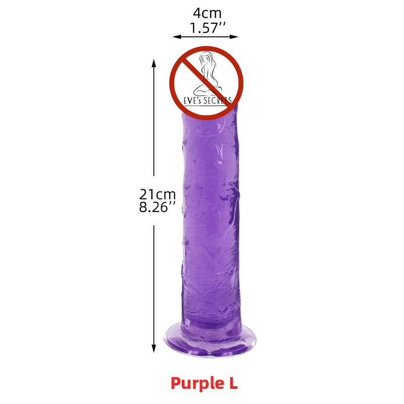Soft Realistic Jelly Penis for Women / Adult Elastic Large Dildo / Female Sex Toy Dick - EVE's SECRETS
