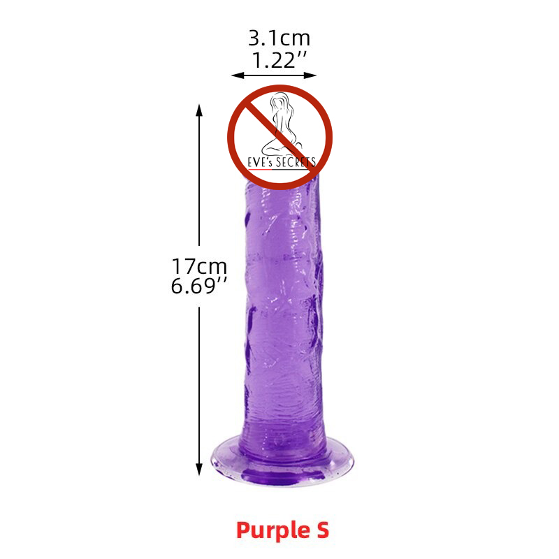 Soft Realistic Jelly Penis for Women / Adult Elastic Large Dildo / Female Sex Toy Dick - EVE's SECRETS