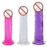 Weicher realistischer Jelly-Penis für Frauen / elastischer großer Dildo für Erwachsene / weibliches Sexspielzeug Dick
