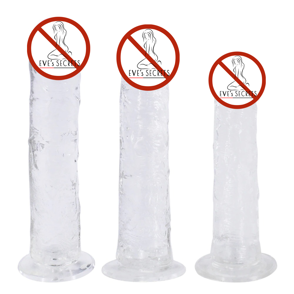 Soft Realistic Jelly Penis for Women / Adult Elastic Large Dildo / Female Sex Toy Dick - EVE's SECRETS