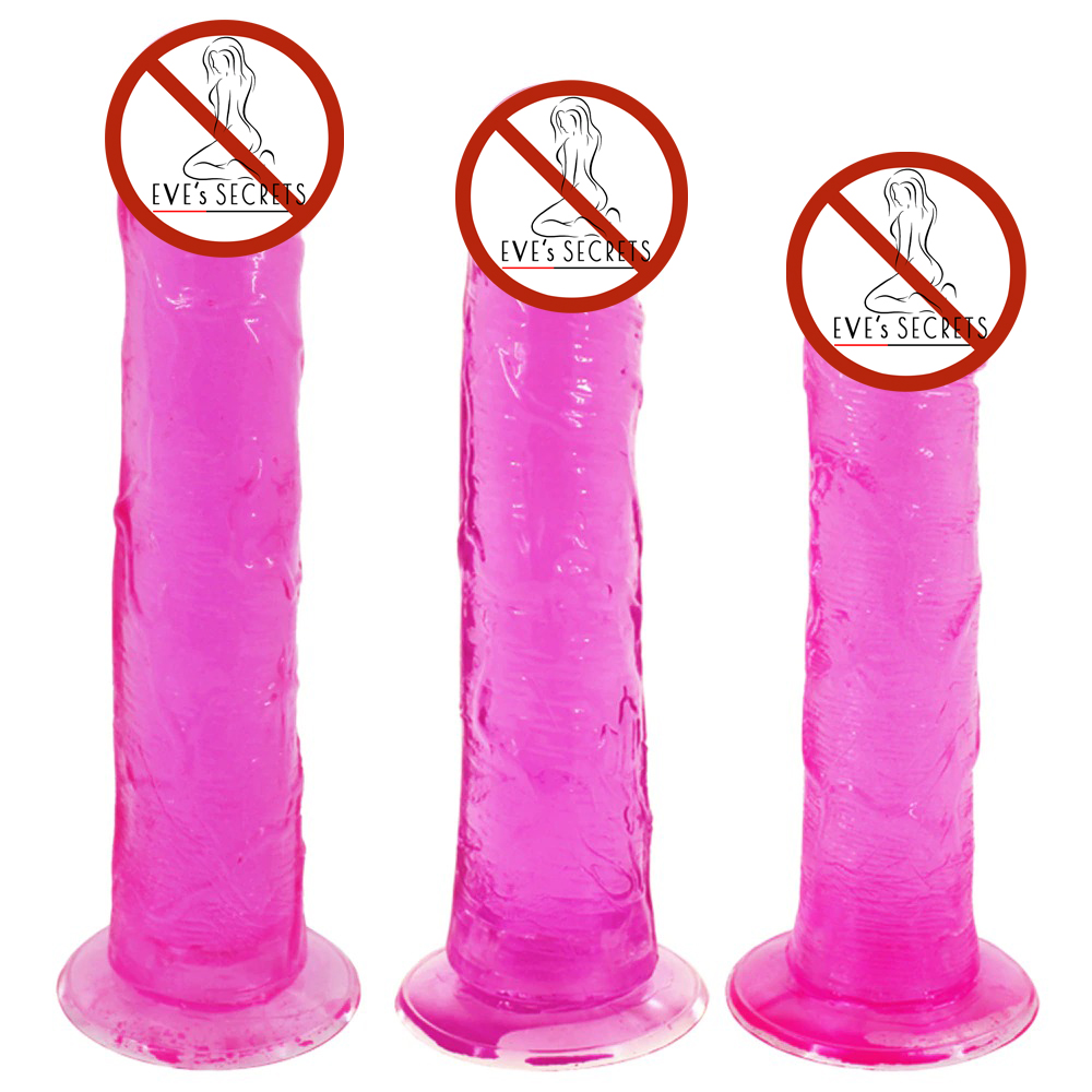 Soft Realistic Jelly Penis for Women / Adult Elastic Large Dildo / Female Sex Toy Dick - EVE's SECRETS
