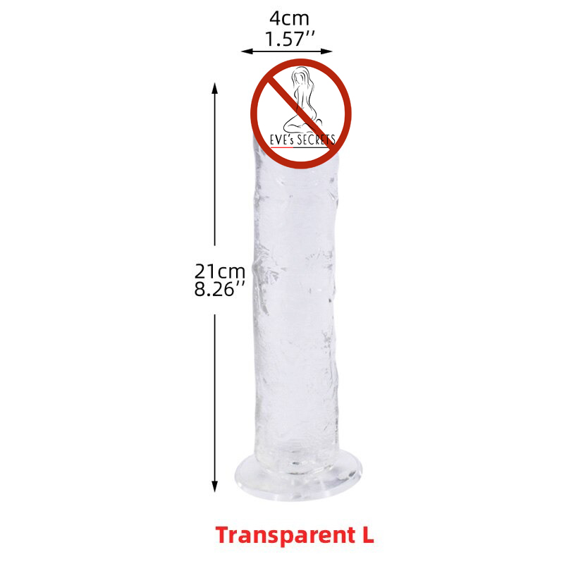 Soft Realistic Jelly Penis for Women / Adult Elastic Large Dildo / Female Sex Toy Dick - EVE's SECRETS