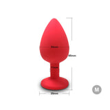 Soft Silicone Anal Butt Plug / Adult Anal Plug Mini Erotic Bullet Massager / Vibrator Sex Toys - EVE's SECRETS