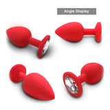 Soft Silicone Anal Butt Plug / Adult Anal Plug Mini Erotic Bullet Massager / Vibrator Sex Toys - EVE's SECRETS