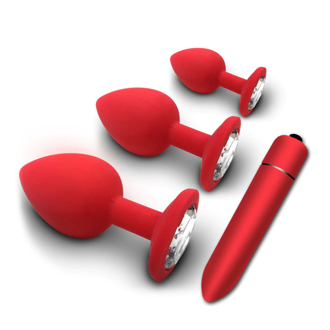 Soft Silicone Anal Butt Plug / Adult Anal Plug Mini Erotic Bullet Massager / Vibrator Sex Toys - EVE's SECRETS