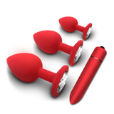 Soft Silicone Anal Butt Plug / Adult Anal Plug Mini Erotic Bullet Massager / Vibrator Sex Toys - EVE's SECRETS