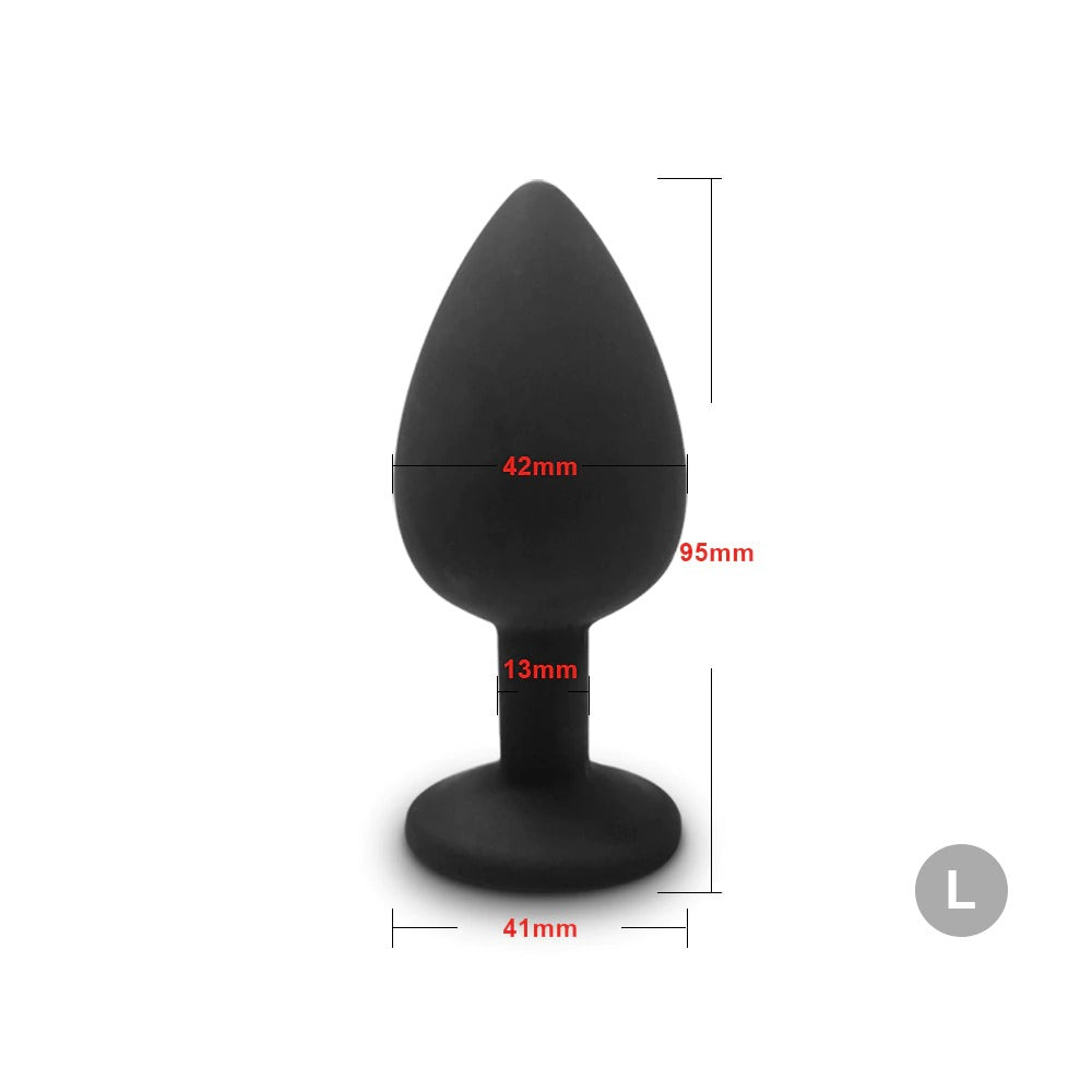 Soft Silicone Anal Butt Plug / Prostate Massager / Mini Erotic Bullet Vibrator for Women and Men - EVE's SECRETS