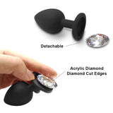 Soft Silicone Anal Butt Plug / Prostate Massager / Mini Erotic Bullet Vibrator for Women and Men - EVE's SECRETS