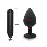 Soft Silicone Anal Butt Plug / Prostate Massager / Mini Erotic Bullet Vibrator for Women and Men - EVE's SECRETS