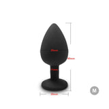 Soft Silicone Anal Butt Plug / Prostate Massager / Mini Erotic Bullet Vibrator for Women and Men - EVE's SECRETS
