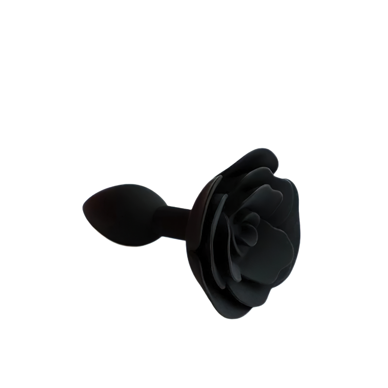 Soft Silicone Anal Plug in Rose form / Anus Masturbator for Women & Prostate Massage for Men - EVE's SECRETS