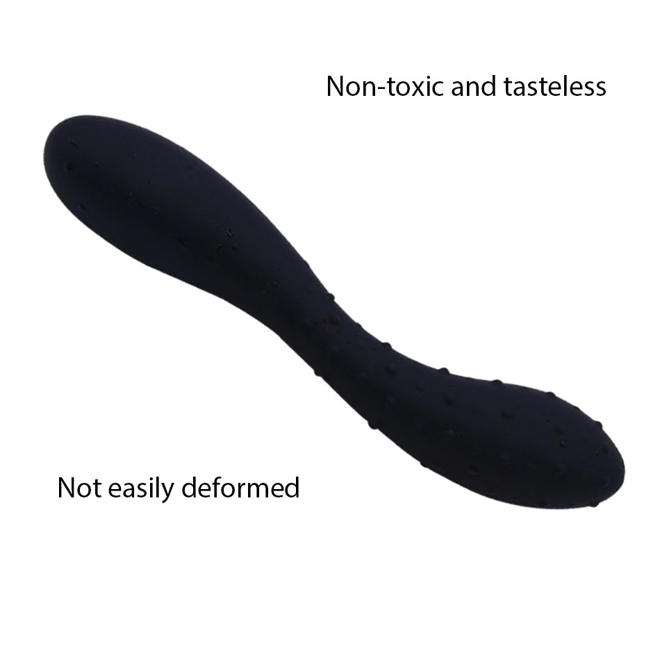 Soft Silicone Black Dildo / Vaginal and Anal Toy / G-Spot Mastrubator - EVE's SECRETS