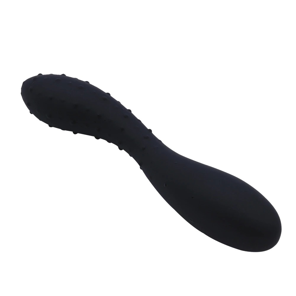 Soft Silicone Black Dildo / Vaginal and Anal Toy / G-Spot Mastrubator - EVE's SECRETS