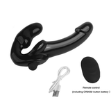Soft Silicone Double-Heads Vibrator with Remote Control / Sex Toys for Couples - EVE's SECRETS