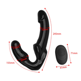 Soft Silicone Double-Heads Vibrator with Remote Control / Sex Toys for Couples - EVE's SECRETS