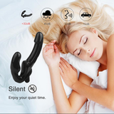 Soft Silicone Double-Heads Vibrator with Remote Control / Sex Toys for Couples - EVE's SECRETS