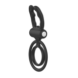 Soft Silicone Dual Cock Ring for Men / Adult Sex Toy with Rabbit Ears for Couples - EVE's SECRETS