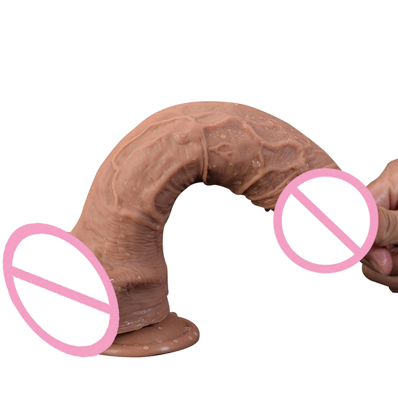 Soft Silicone Realistic Big Dildo / Artificial Penis with Suction Cup - EVE's SECRETS