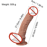 Soft Silicone Realistic Big Dildo / Artificial Penis with Suction Cup - EVE's SECRETS