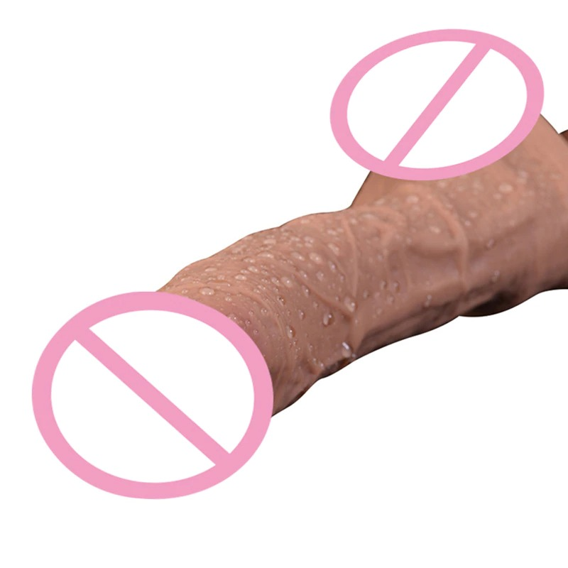 Soft Silicone Realistic Big Dildo / Artificial Penis with Suction Cup - EVE's SECRETS