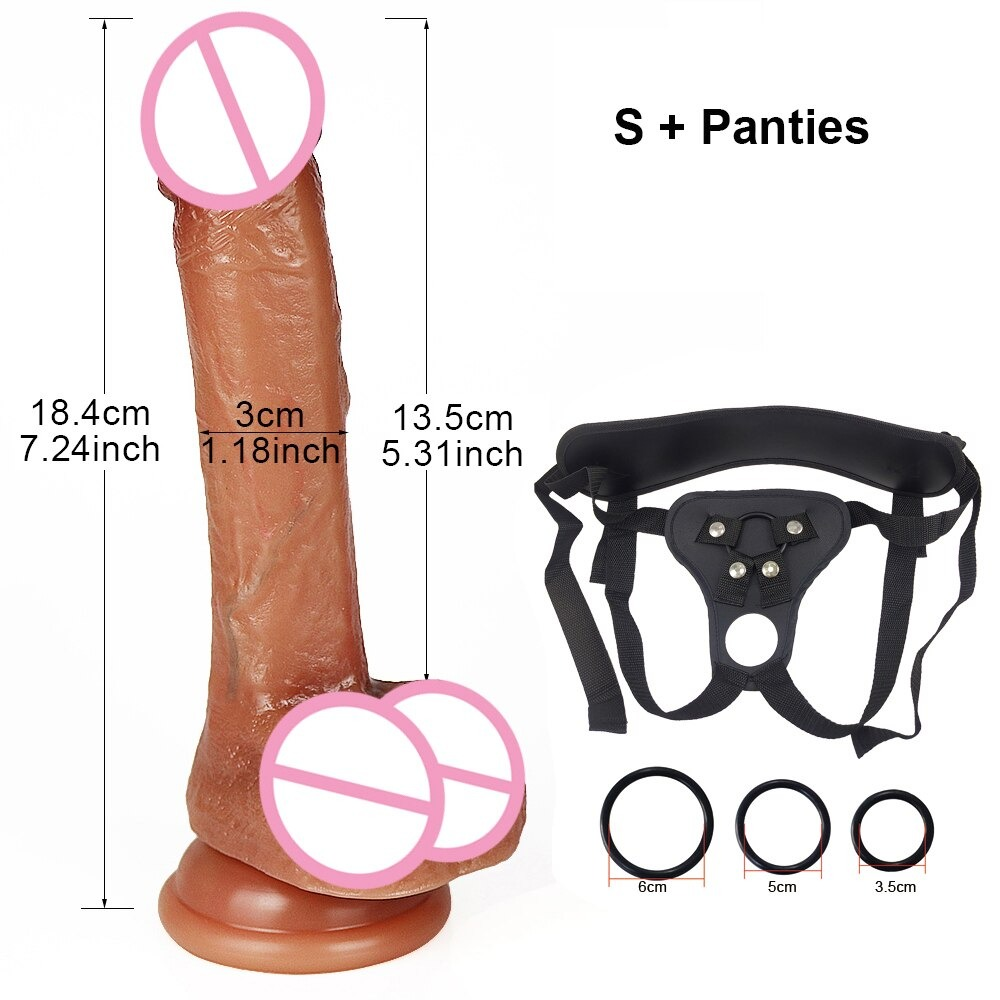 Soft Silicone Realistic Dildo / Women Anal Butt Sex Toy / Adult Dildo Masturbator - EVE's SECRETS