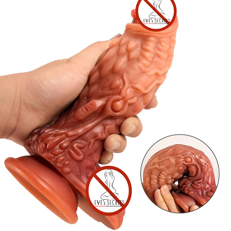 Soft Silicone Realistic Dildo / Women Anal Butt Sex Toy / Adult Dildo Masturbator - EVE's SECRETS