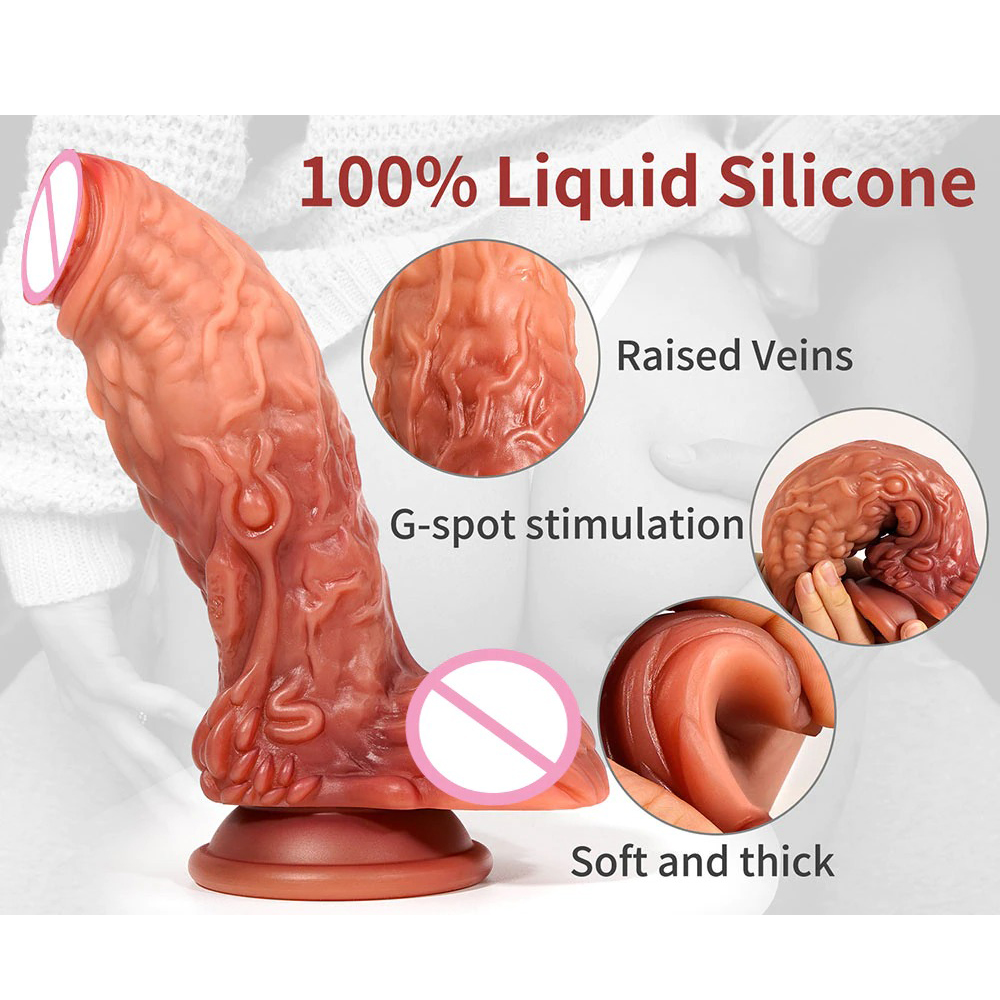 Soft Silicone Realistic Dildo / Women Anal Butt Sex Toy / Adult Dildo Masturbator - EVE's SECRETS