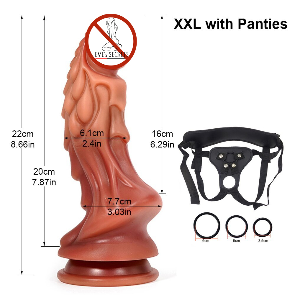 Soft Silicone Realistic Dildo / Women Anal Butt Sex Toy / Adult Dildo Masturbator - EVE's SECRETS