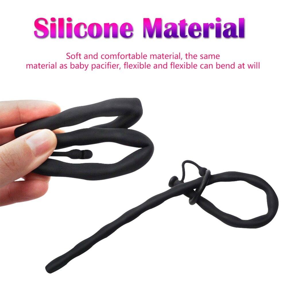 Soft Silicone Urethral Catheter for Men / Adult Sex Toy Masturbator Urethral - EVE's SECRETS