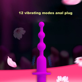 Soft Silicone Vibrating Anal Beads / Butt Plug Vibrator / Adult Sex Toys for Woman - EVE's SECRETS