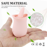 Soft Vibrator Tongue Licking / Mini Clitoral Stimulator for Women / Adult G-Spot Masturbator - EVE's SECRETS