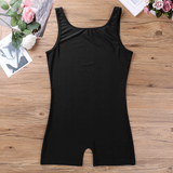 Solid Sleeveless Slim Fit Bodysuit with Round Neck / One-Piece Lingerie Bodysuit for Men - EVE's SECRETS