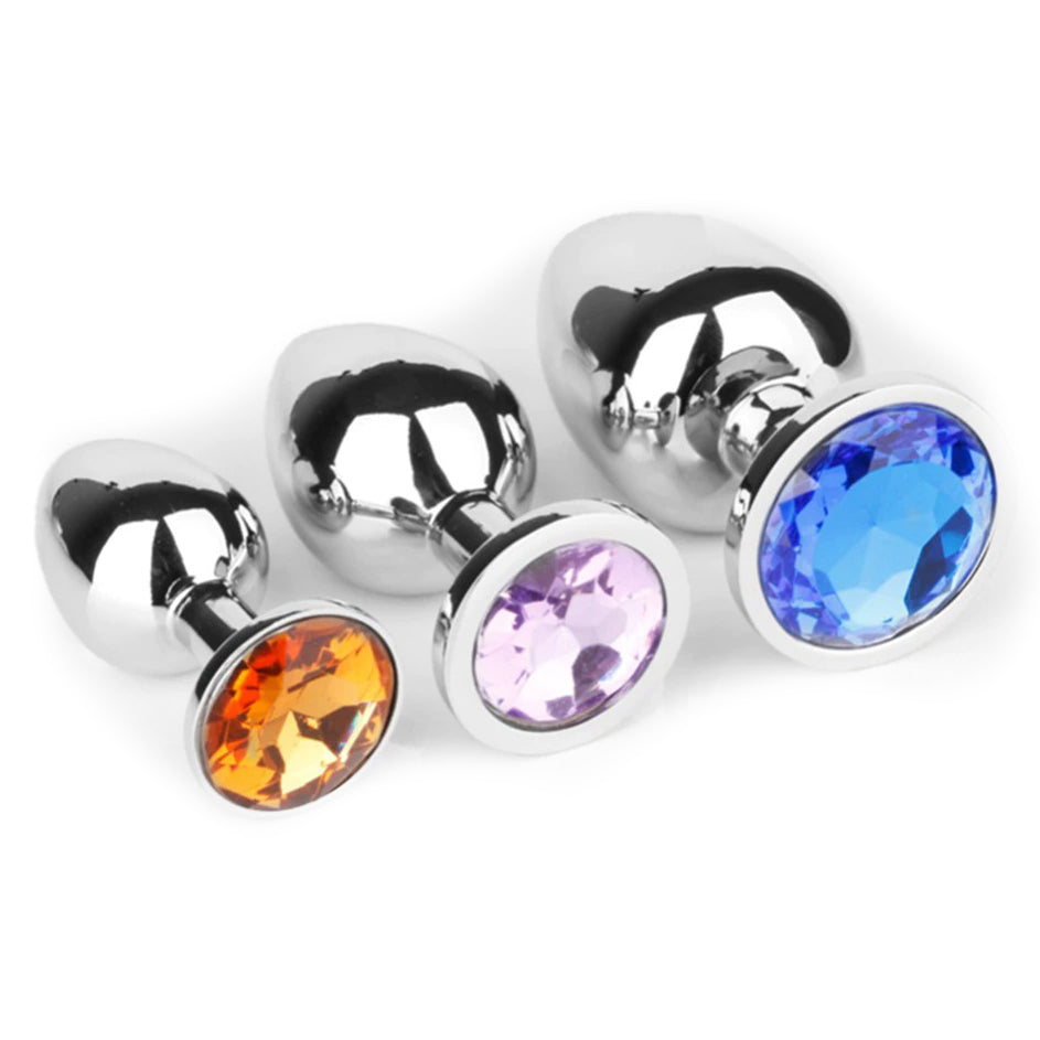 Stainless Steel Butt Plug / Spiral Beads Stimulation / Thread Anal Sex Toy for Adult Couples - EVE's SECRETS