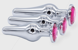 Stainless Steel Butt Plugs 3Pcs Set / Anal Toys for Adult Games - EVE's SECRETS