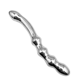 Stainless Steel Double Large Metal Fake Dildo / Anal Beads Prostate Massager G-Spot Stick - EVE's SECRETS