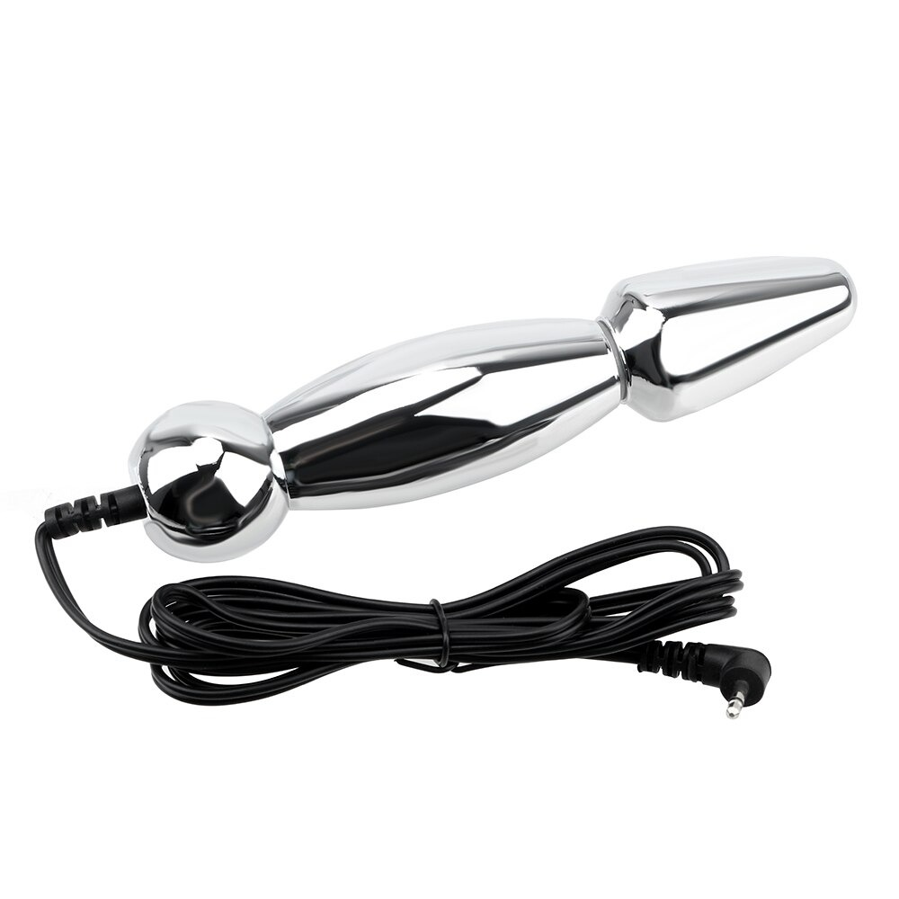 Stainless Steel E-Stimulation Dildo for Women / Adult Electro Shock Anal Dildo - EVE's SECRETS