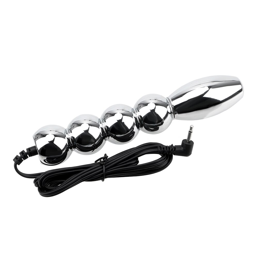 Stainless Steel E-Stimulation Dildo for Women / Adult Electro Shock Anal Dildo - EVE's SECRETS