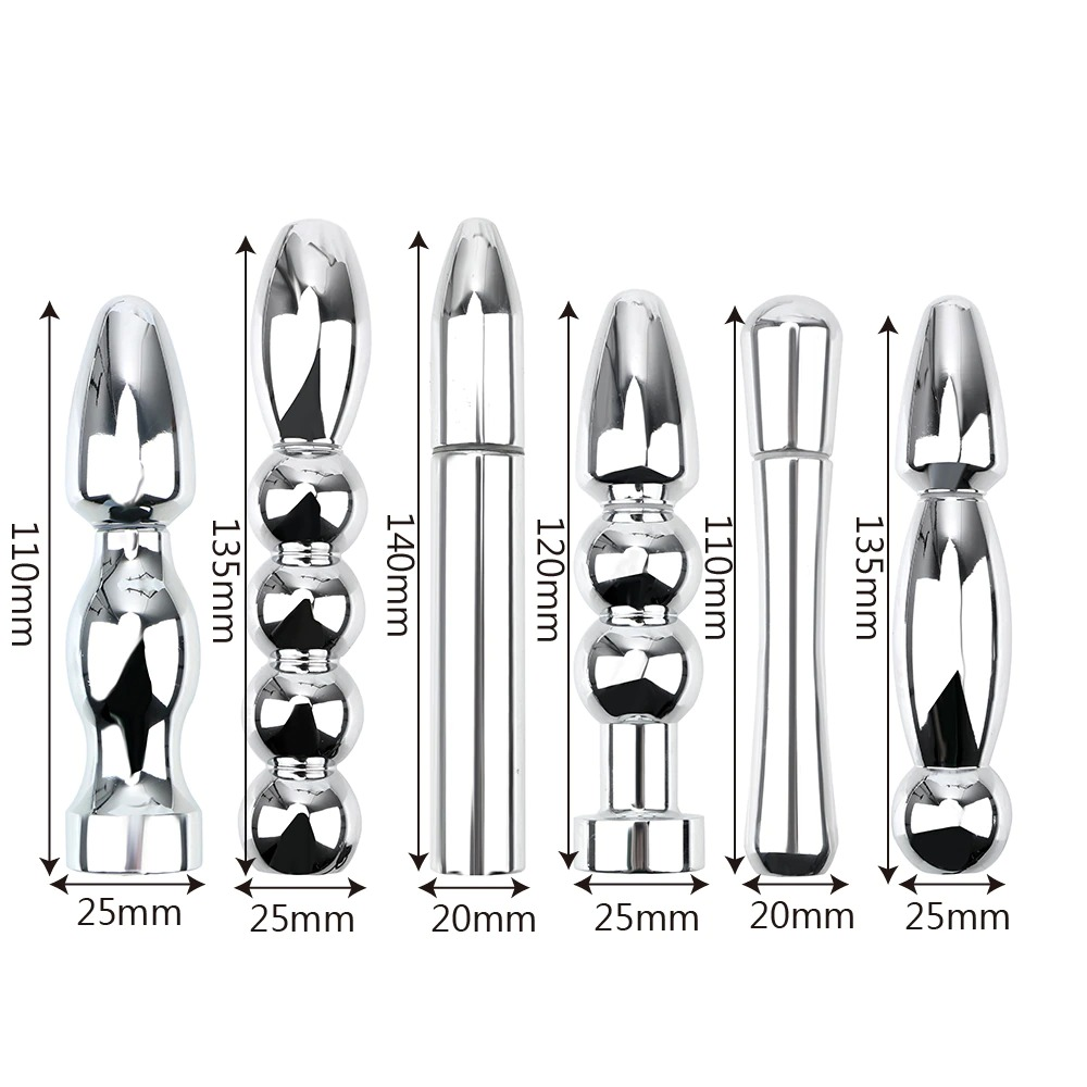 Stainless Steel E-Stimulation Dildo for Women / Adult Electro Shock Anal Dildo - EVE's SECRETS