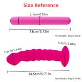 Strap-On with Vibrator Dildo / Women's Silicone Sex Toy Penis / Adult Dildo for Ladies - EVE's SECRETS
