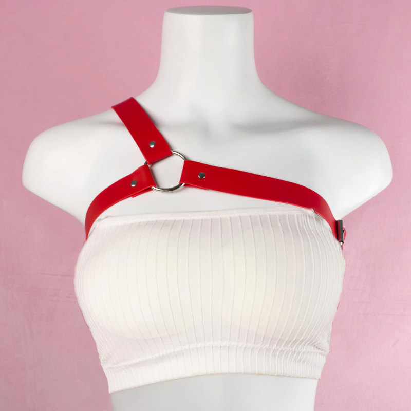 Female PU Leather Shoulder Harness / Women's Body Straps Lingerie Accessories - EVE's SECRETS
