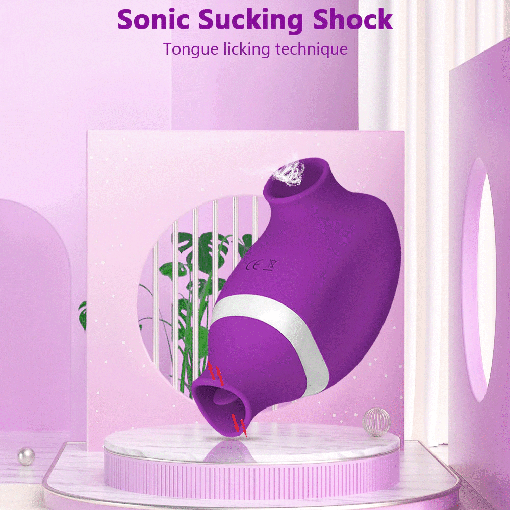Sucking and Licking Vibrator / Clitoris Suction Stimulator / Oral Sex Toy - EVE's SECRETS