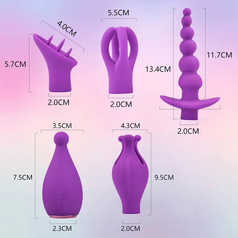 Sucking Licking Clitoris Vibrator / Vaginal Massager Kit / Sex Toys For Woman - EVE's SECRETS