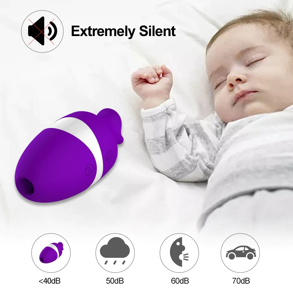 Sucking Vibrator for Women / Adult Clitoris Stimulator / Female Sex Toy Oral Tongue - EVE's SECRETS